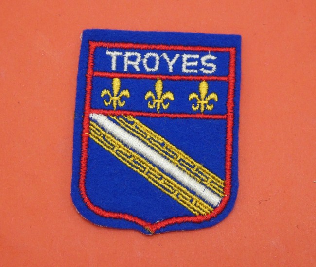 Ecusson brodé ville TROYES