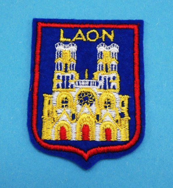 Ecusson brodé ville LAON 