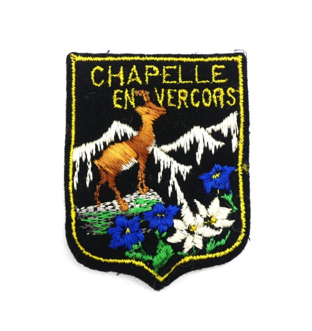 Ecusson brodé collection Chapelle en Vercors 