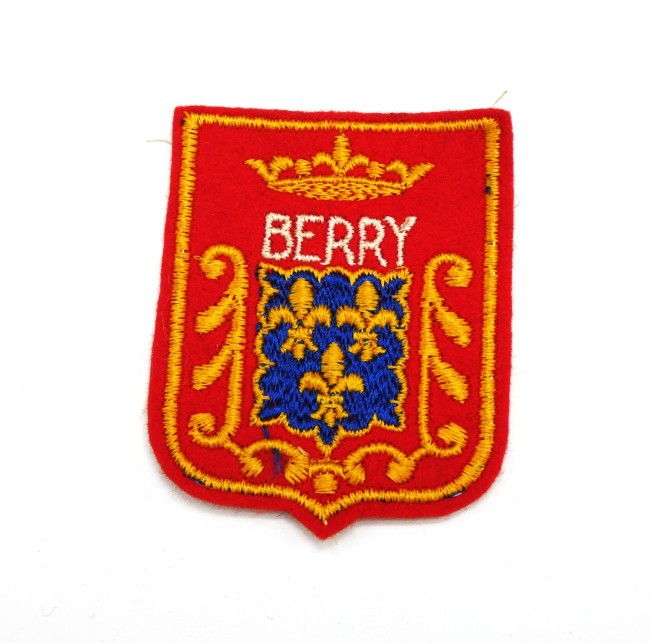 Ecusson brodé ville BERRY