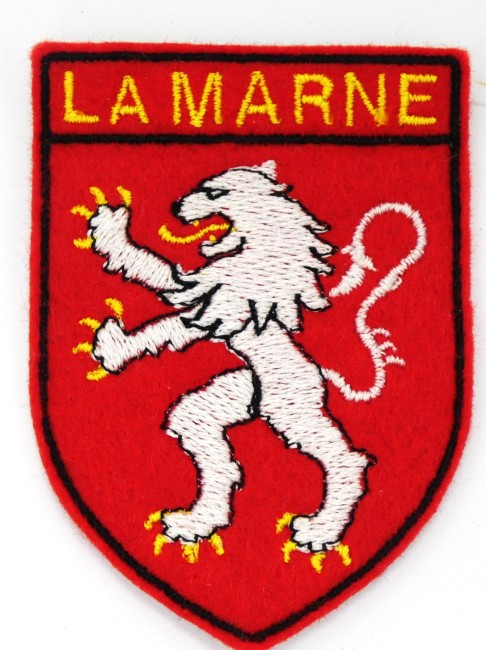 Ecusson brodé ville LA MARNE