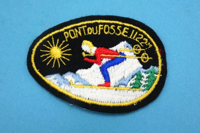 Ecusson brodé Pont du Fossé 1127 m 