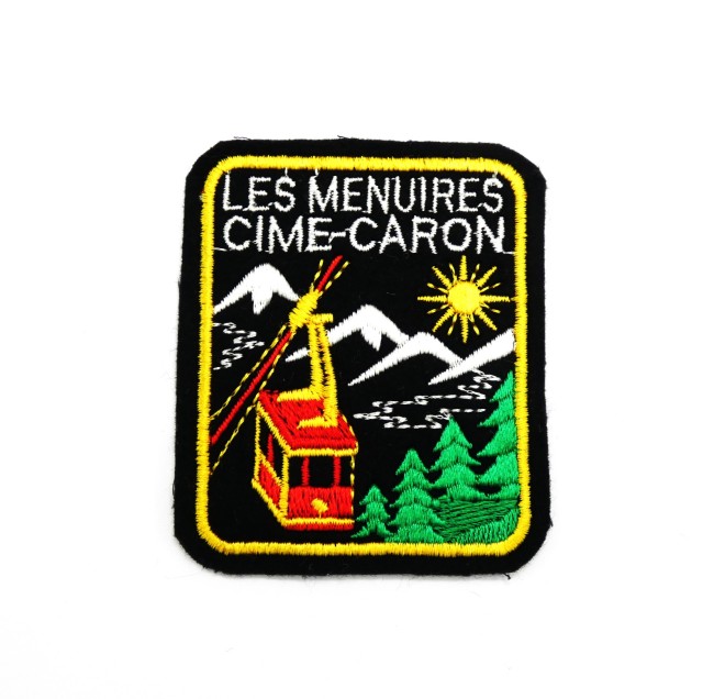 P1090626 Ecusson brodé Les Menuires Cime - Caron