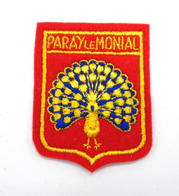 Ecusson brodé ville Paray le Monial