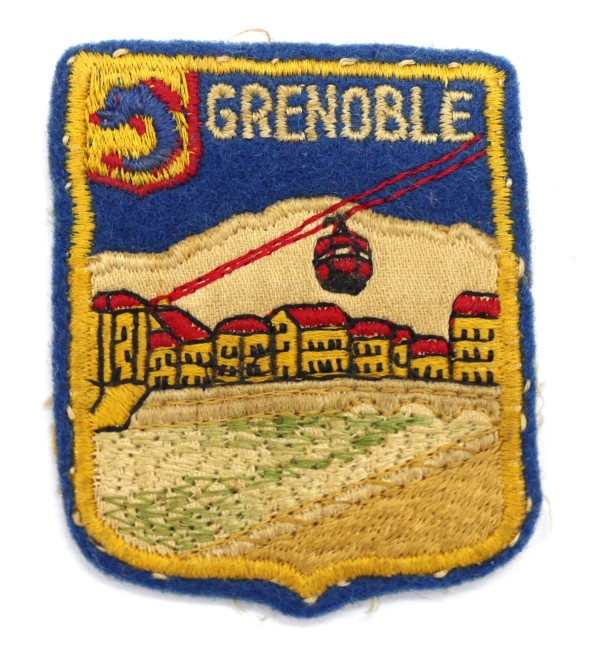 Ecusson ancien brodé GRENOBLE 