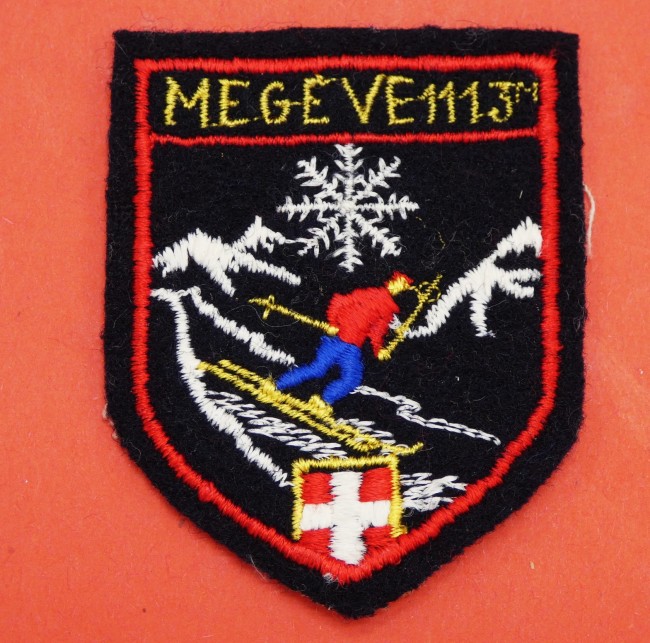 Ecusson brodé ville Megève 1113M 