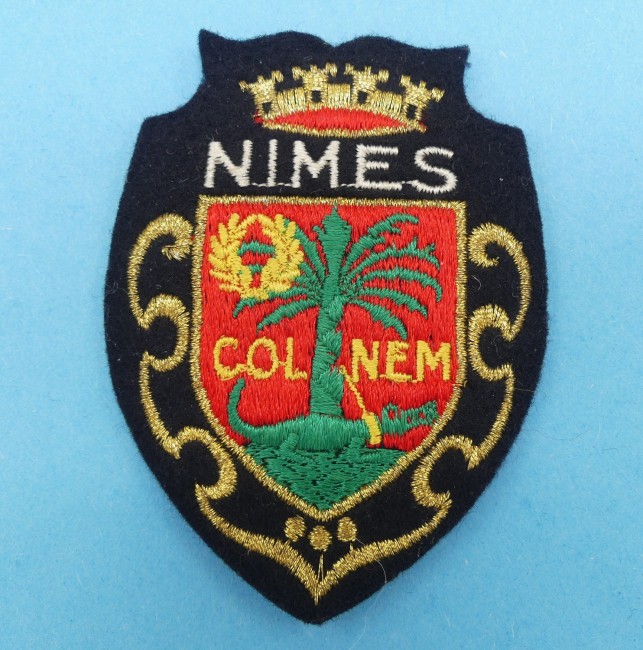 Ecusson meresse brodé ville Nîmes