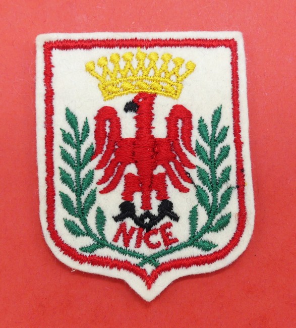 Ecusson aigle royal brodé ville Nice