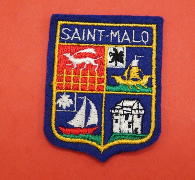 Ecusson brodé ville SAINT - MALO 