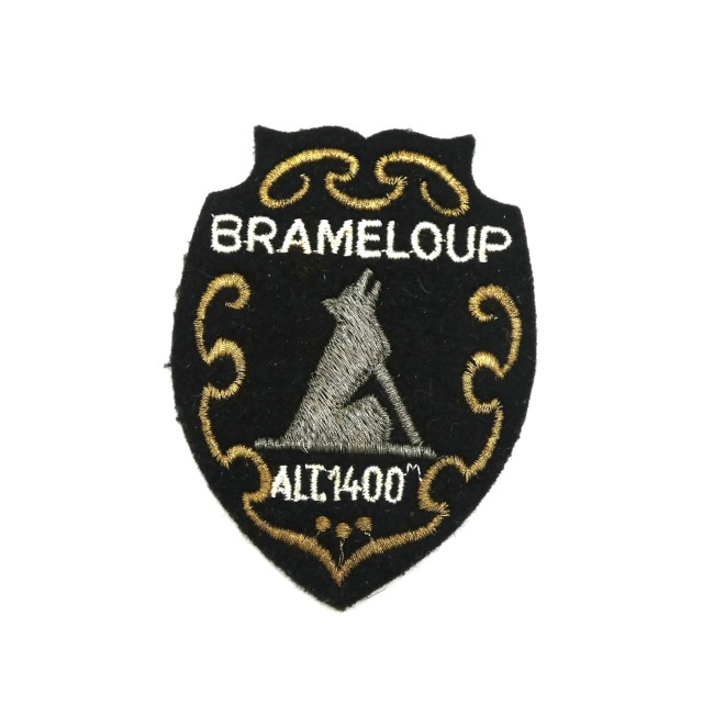 Ecusson brodé ville BRAMELOUP 1400 M ( occasion )