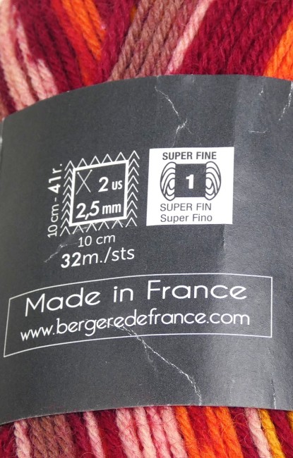 Laine Bergère de France Goomy 50 Imprim rouge