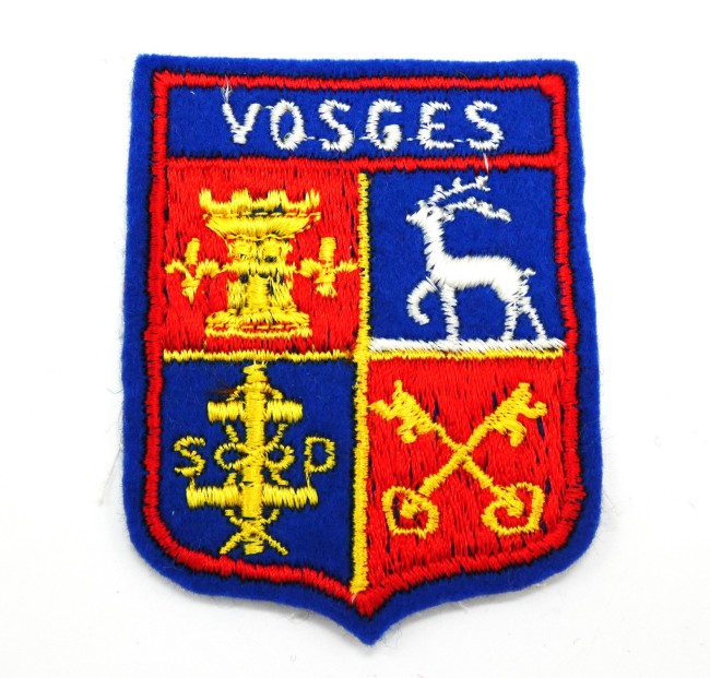 Ecusson brodé ville région VOSGES