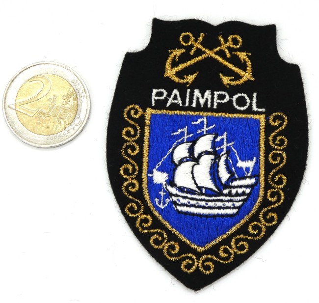 Ecusson ville brodé PAIMPOL 