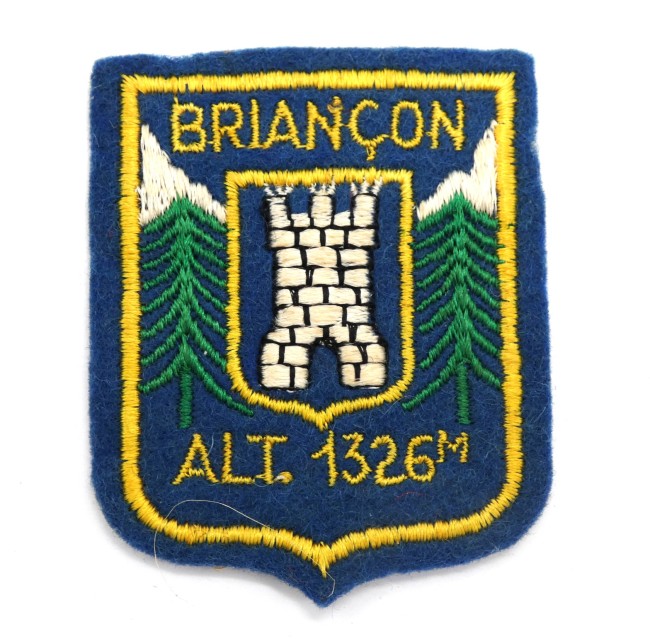 Ecusson brodé ville Briançon Alt 1326 M