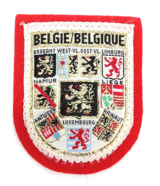 Ecusson brodé Belgie - Belgique