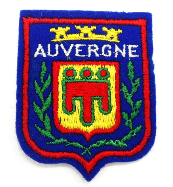 Ecusson brodé ville Auvergne