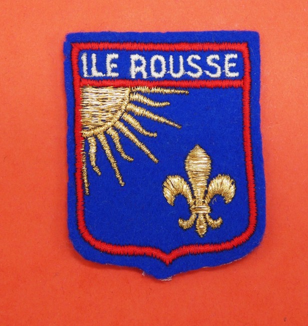Ecusson brodé Île Rousse ( occasion ) 