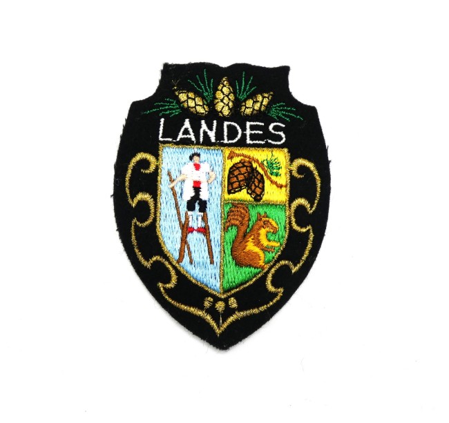 Ecusson meresse brodé LANDES 