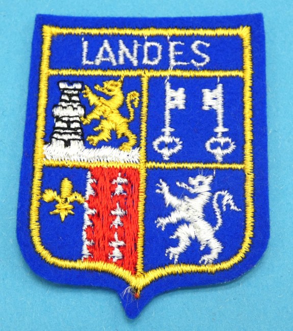 Ecusson brodé ville Landes 
