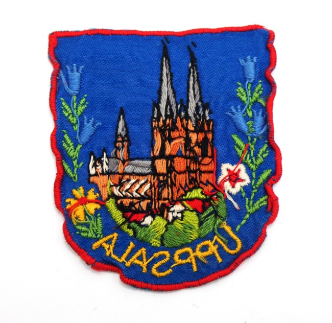 P1040250 Ecusson brodé ville UPPSALA ( Upsal )