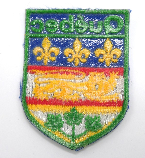 Ecusson patch Quebec ( Canada)