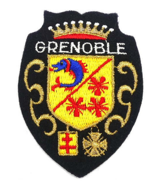 Ecusson brodé ville Grenoble 