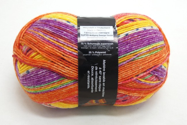 Une pelote X 100 gr Laine Chausette OPAL PICTURE art 23456  / J6420