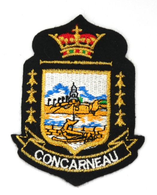 Ecusson patch meresse ville / région Concarneau