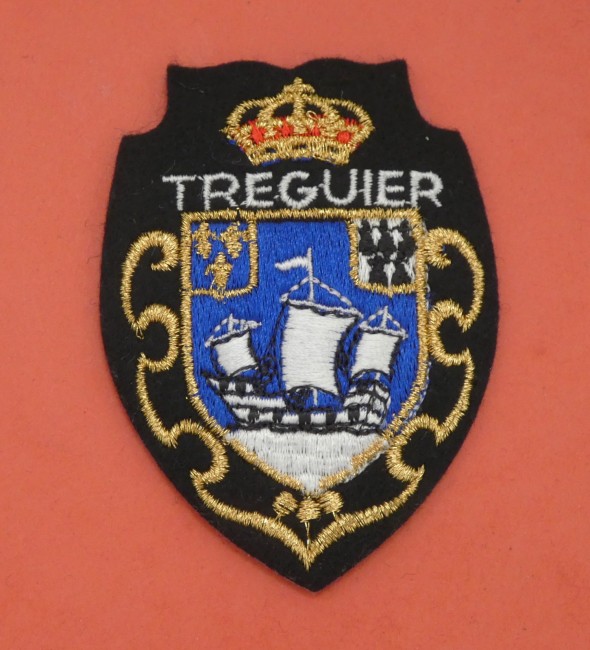 Ecusson ville brodé TREGUIER 