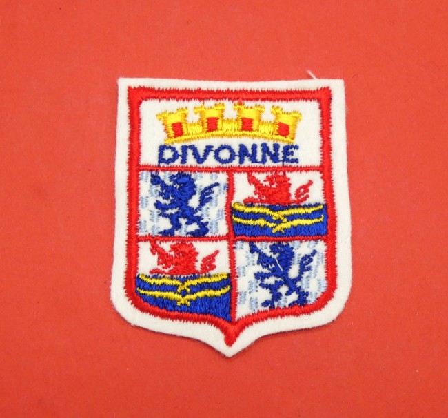 Ecusson brodé ville DIVONNE