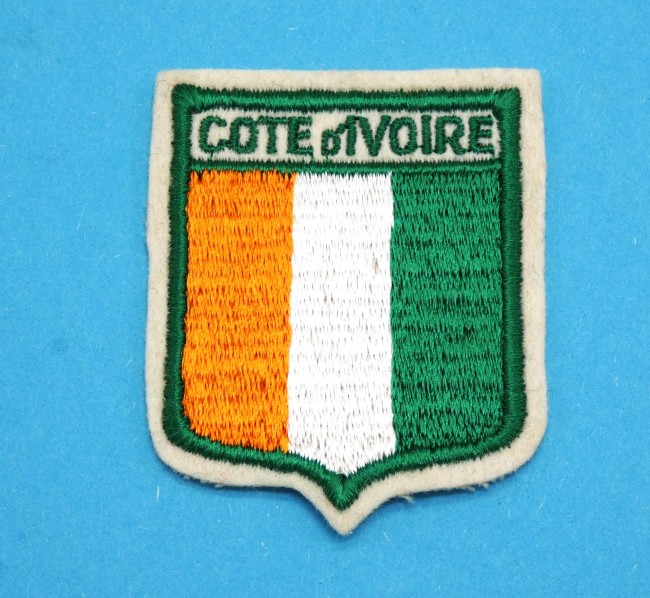 P1070893 Ecusson brodé pays COTE D 'IVOIRE