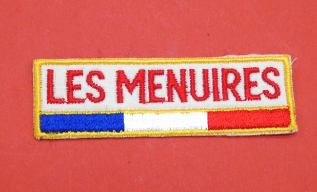 Ecusson Les Menuires ( drapeau France ) 