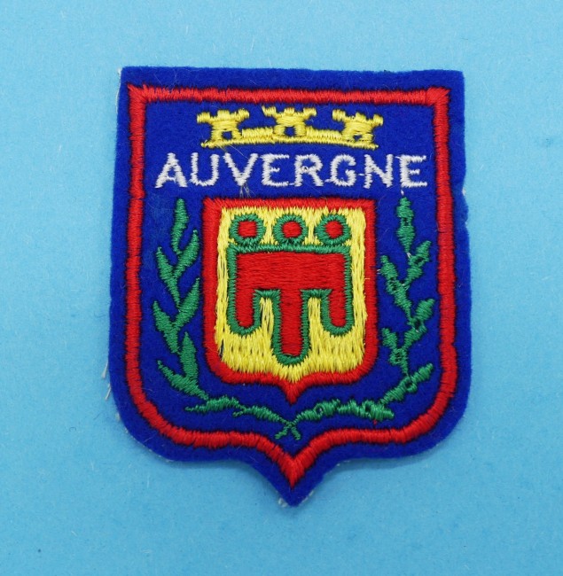 Ecusson brodé ville Auvergne