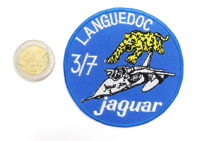 Patch écusson brodé Languedoc 3/7 Jaguar 