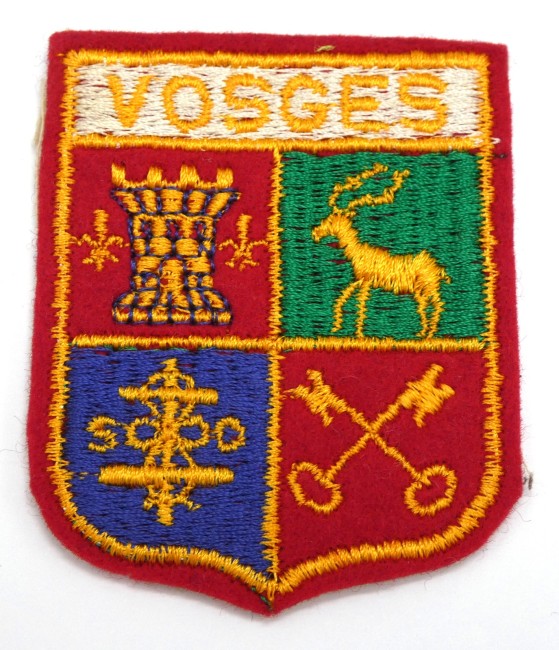 Ecusson brodé ville Vosges 