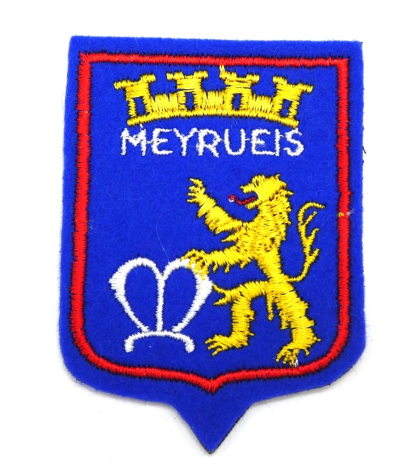 P1080916 Ecusson brodé ville MEYRUEIS à coudre