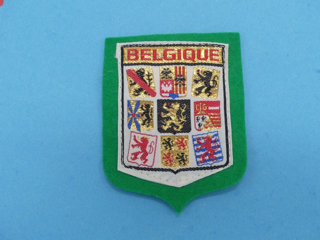  Ecusson tissu brodé BELGIQUE 
