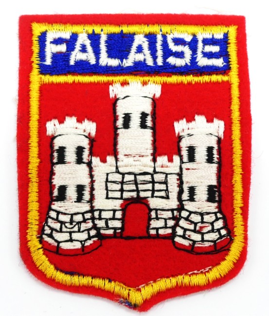 Ecusson brodé ville Falaise 