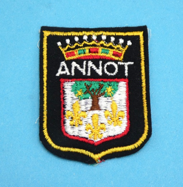 Ecusson brodé ville ANNOT 