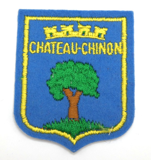 Ecusson brodé ville Château - Chinon