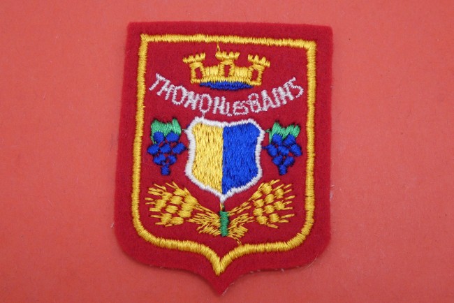 Ecusson brodé ville Thonon Les Bains