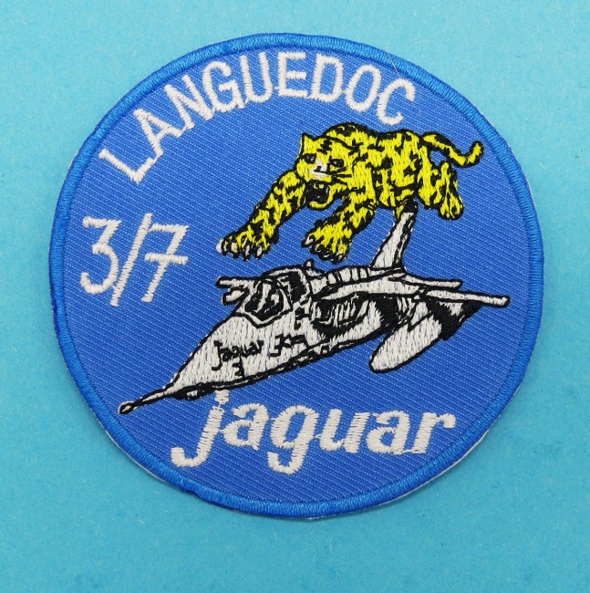 Patch écusson brodé Languedoc 3/7 Jaguar 