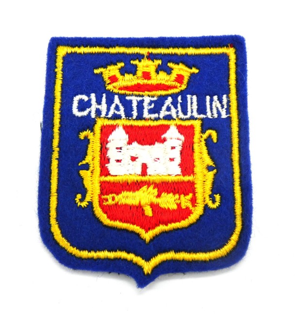 Ecusson brodé ville Chateaulin
