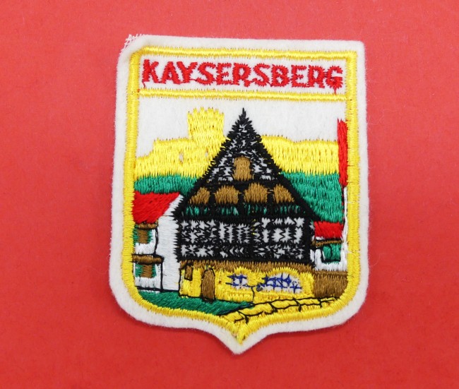 Ecusson brodé ville Kayserberg 