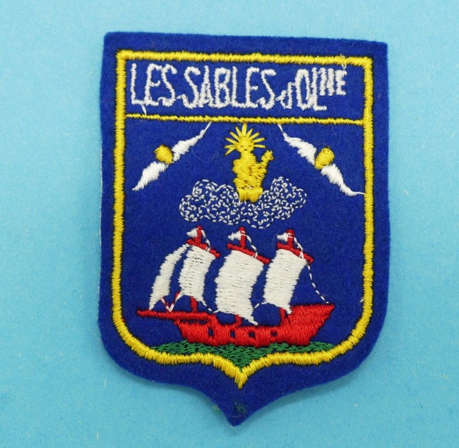 Ecusson brodé Les Sables D 'Olonne