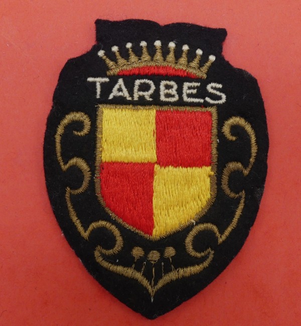 Ecusson meresse brodé ville TARBES