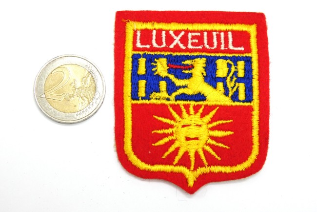 Ecusson brodé ville LUXEUIL 