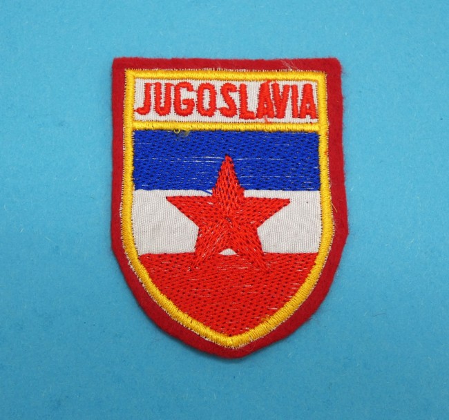 Ecusson brodé pays JUGOSLAVIA 
