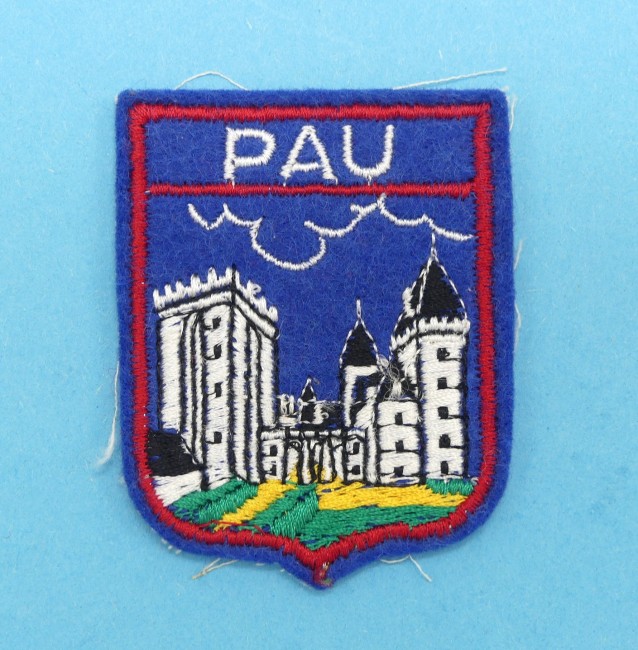 Ecusson brodé ville Pau 