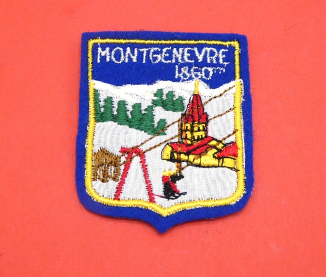 Ecusson brodé MONTGENEVRE 1860 M